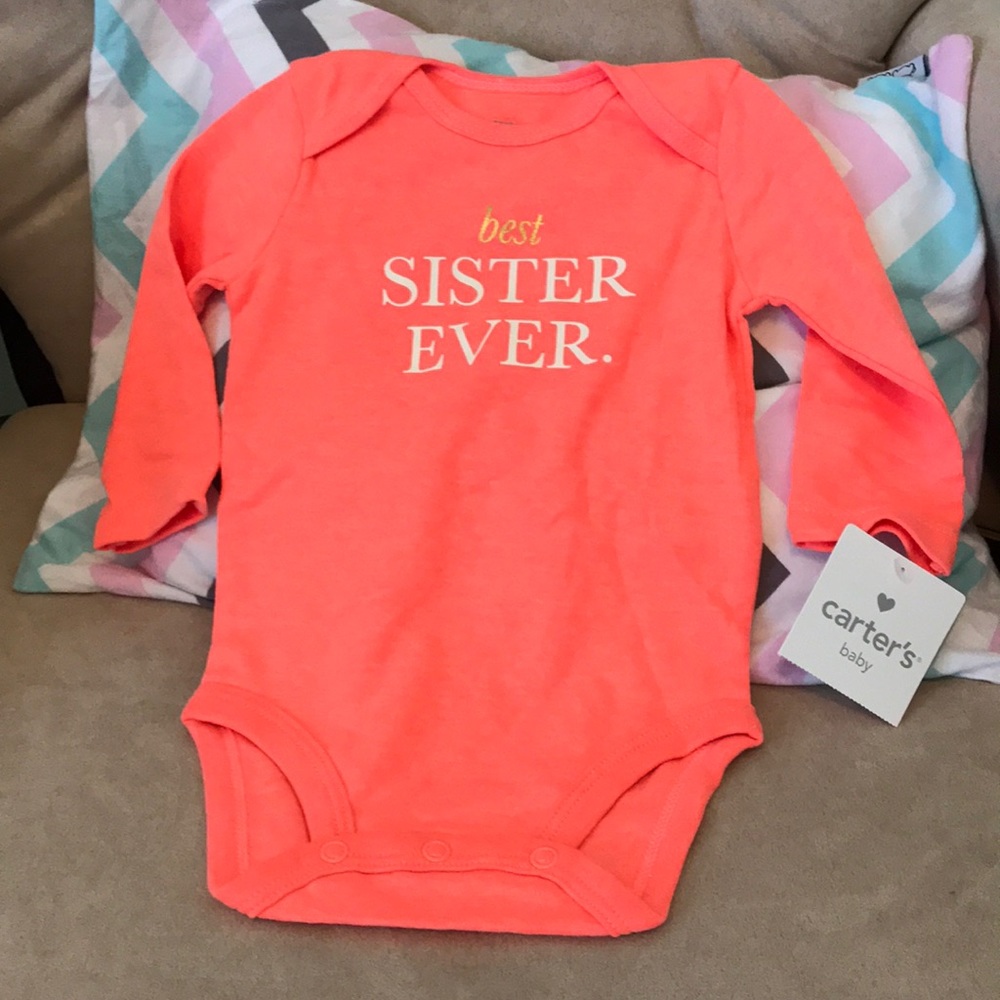 Best Sister Ever NWT Onesie